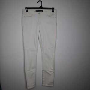 Next Jeans Couture Collection, Skinny fit, Size 12, Regular Length, Cream Color